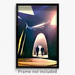 Pixel Art Poster - Admired Bivouac (8 Bit Psychedelic Trippy Video Game Print)
