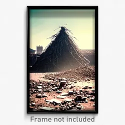 Pixel Art Poster - Nice Heap (8 Bit Psychedelic Trippy Weird Video Game Print)