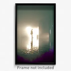 Pixel Art Poster - Bold Flood (8 Bit Psychedelic Trippy Weird Video Game Print)