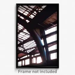 Pixel Art Poster - Steel Italian Architecture (8 Bit Video Game Print)