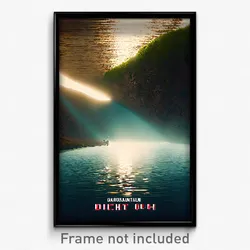 Pixel Art Poster - Gargantuan Ditch (8 Bit Psychedelic Trippy Video Game Print)
