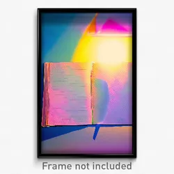 Pixel Art Poster - Stimulating Journal (8 Bit Psychedelic Video Game Print)