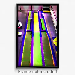 Pixel Art Poster - Tidy Ramp (8 Bit Psychedelic Trippy Weird Video Game Print)