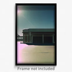 Pixel Art Poster - Flat Bank (8 Bit Psychedelic Trippy Weird Video Game Print)