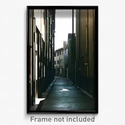 Pixel Art Poster - Empty Alley (8 Bit Psychedelic Trippy Weird Video Game Print)