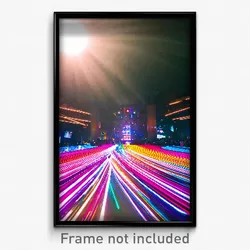 Pixel Art Poster - Magnificent Cdmx (8 Bit Psychedelic Trippy Video Game Print)