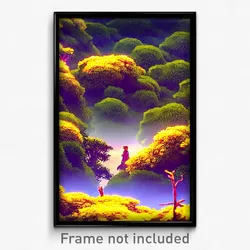 Pixel Art Poster - Thick Moor (8 Bit Psychedelic Trippy Weird Video Game Print)