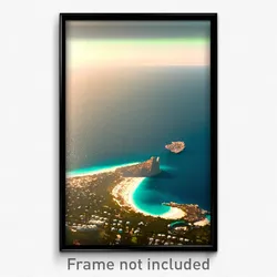 Pixel Art Poster - Enormous Gulf (8 Bit Psychedelic Trippy Video Game Print)
