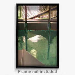 Pixel Art Poster - Glass Tile (8 Bit Psychedelic Trippy Weird Video Game Print)