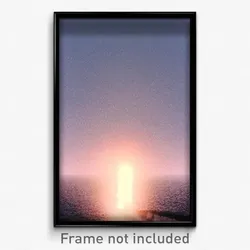 Pixel Art Poster - Unknown Channel (8 Bit Psychedelic Trippy Video Game Print)