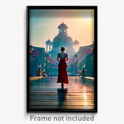 Pixel Art Poster - Vivacious Landmark (8 Bit Psychedelic Video Game Print)
