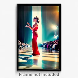 Pixel Art Poster - Glamorous Mind Journey (8 Bit Psychedelic Video Game Print)