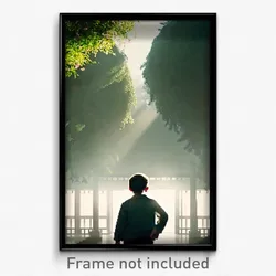 Pixel Art Poster - Unwelcoming Manse (8 Bit Psychedelic Trippy Video Game Print)