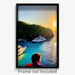 Pixel Art Poster - Candid Cay (8 Bit Psychedelic Trippy Weird Video Game Print)