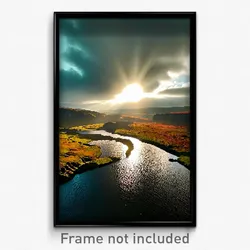 Pixel Art Poster - Remarkable Moor (8 Bit Psychedelic Trippy Video Game Print)