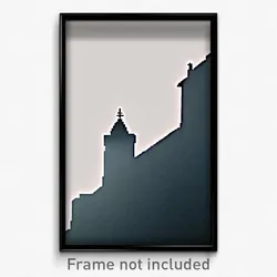 Pixel Art Poster - Simple Oubliette (8 Bit Psychedelic Trippy Video Game Print)