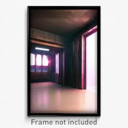Pixel Art Poster - Drab Bank (8 Bit Psychedelic Trippy Weird Video Game Print)