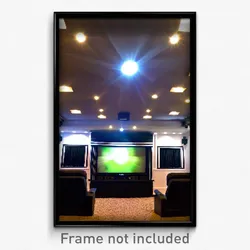 Pixel Art Poster - Menacing Home Theatre (8 Bit Psychedelic Video Game Print)