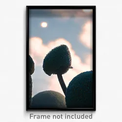 Pixel Art Poster - Bumpy Aerie (8 Bit Psychedelic Trippy Weird Video Game Print)