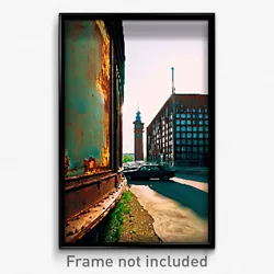 Pixel Art Poster - Rusty Berlin (8 Bit Psychedelic Trippy Video Game Print)