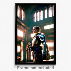 Pixel Art Poster - Small Armoury (8 Bit Psychedelic Trippy Video Game Print)