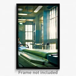 Pixel Art Poster - Stimulating Hospital (8 Bit Psychedelic Video Game Print)