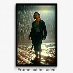 Pixel Art Poster - Damp Fest (8 Bit Psychedelic Trippy Weird Video Game Print)