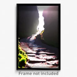 Pixel Art Poster - Unimaginable Trail (8 Bit Psychedelic Video Game Print)