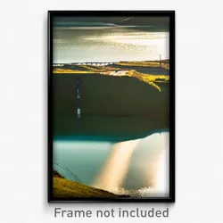 Pixel Art Poster - Thin Reservoir (8 Bit Psychedelic Trippy Video Game Print)