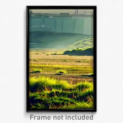 Pixel Art Poster - Urban Grassland (8 Bit Psychedelic Trippy Video Game Print)