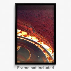 Pixel Art Poster - Rusty Void (8 Bit Psychedelic Trippy Weird Video Game Print)