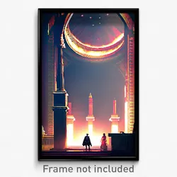 Pixel Art Poster - Awesome Chamber (8 Bit Psychedelic Trippy Video Game Print)