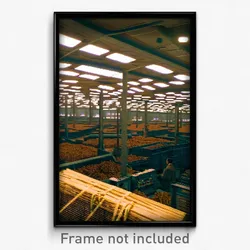 Pixel Art Poster - Dry Stock Trading Floor (8 Bit Psychedelic Video Game Print)