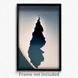 Pixel Art Poster - Infinite Shadow (8 Bit Psychedelic Trippy Video Game Print)