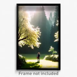 Pixel Art Poster - Silent Spring (8 Bit Psychedelic Trippy Video Game Print)