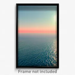 Pixel Art Poster - Spotless Ocean (8 Bit Psychedelic Trippy Video Game Print)