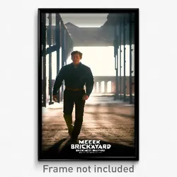 Pixel Art Poster - Meek Brickyard (8 Bit Psychedelic Trippy Video Game Print)