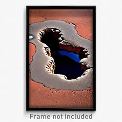 Pixel Art Poster - Gracious Sinkhole (8 Bit Psychedelic Trippy Video Game Print)