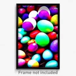 Pixel Art Poster - Great Easter Eggs (8 Bit Psychedelic Trippy Video Game Print)