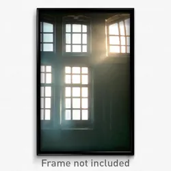 Pixel Art Poster - Stark Window (8 Bit Psychedelic Trippy Video Game Print)