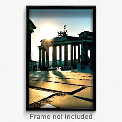 Pixel Art Poster - Clear Berlin (8 Bit Psychedelic Trippy Video Game Print)