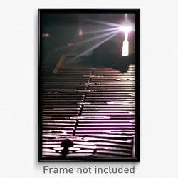 Pixel Art Poster - Complex Grate (8 Bit Psychedelic Trippy Video Game Print)
