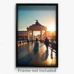 Pixel Art Poster - Grandiose Promenade (8 Bit Psychedelic Video Game Print)