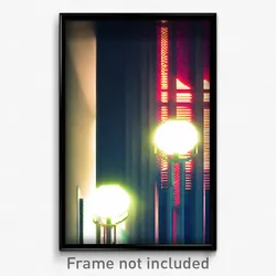 Pixel Art Poster - Digital March (8 Bit Psychedelic Trippy Video Game Print)