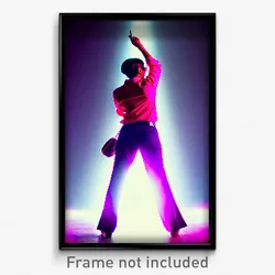 Pixel Art Poster - Vivid Sound (8 Bit Psychedelic Trippy Weird Video Game Print)