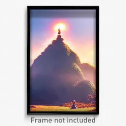 Pixel Art Poster - Neat Mound (8 Bit Psychedelic Trippy Weird Video Game Print)