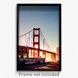 Pixel Art Poster - Lost San Francisco (8 Bit Psychedelic Video Game Print)