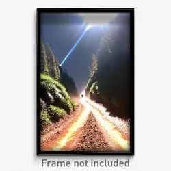 Pixel Art Poster - Big Trail (8 Bit Psychedelic Trippy Weird Video Game Print)