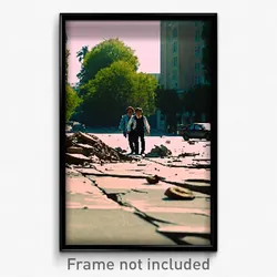 Pixel Art Poster - Average Earthquake (8 Bit Psychedelic Video Game Print)