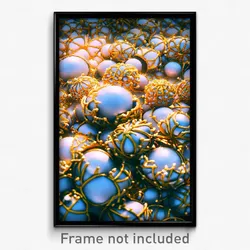Pixel Art Poster - Beautiful Heap (8 Bit Psychedelic Trippy Video Game Print)